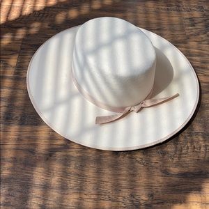 Lack of color size small boater hat 55cm